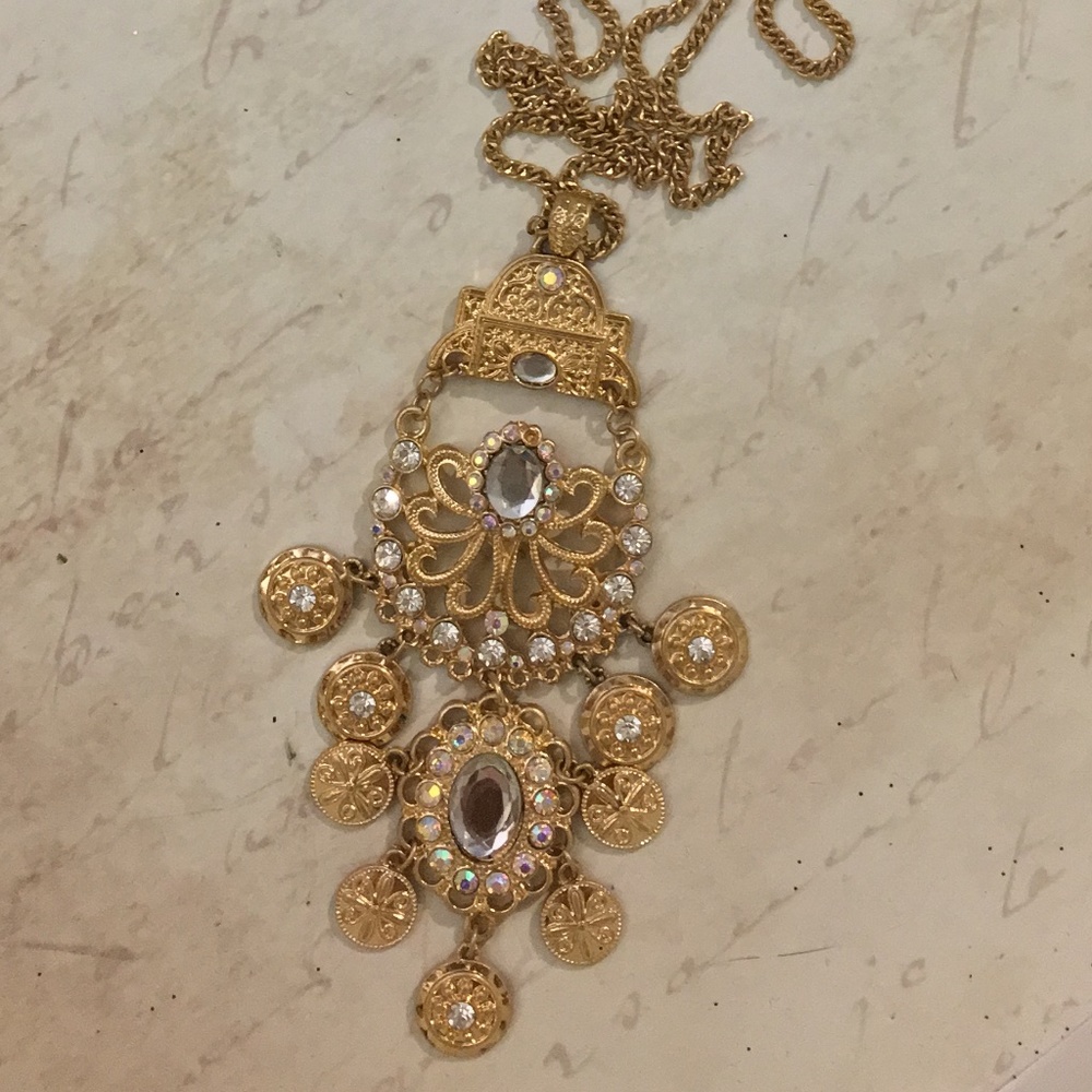 Laura Ford Gold Necklace with Boeheim Charm